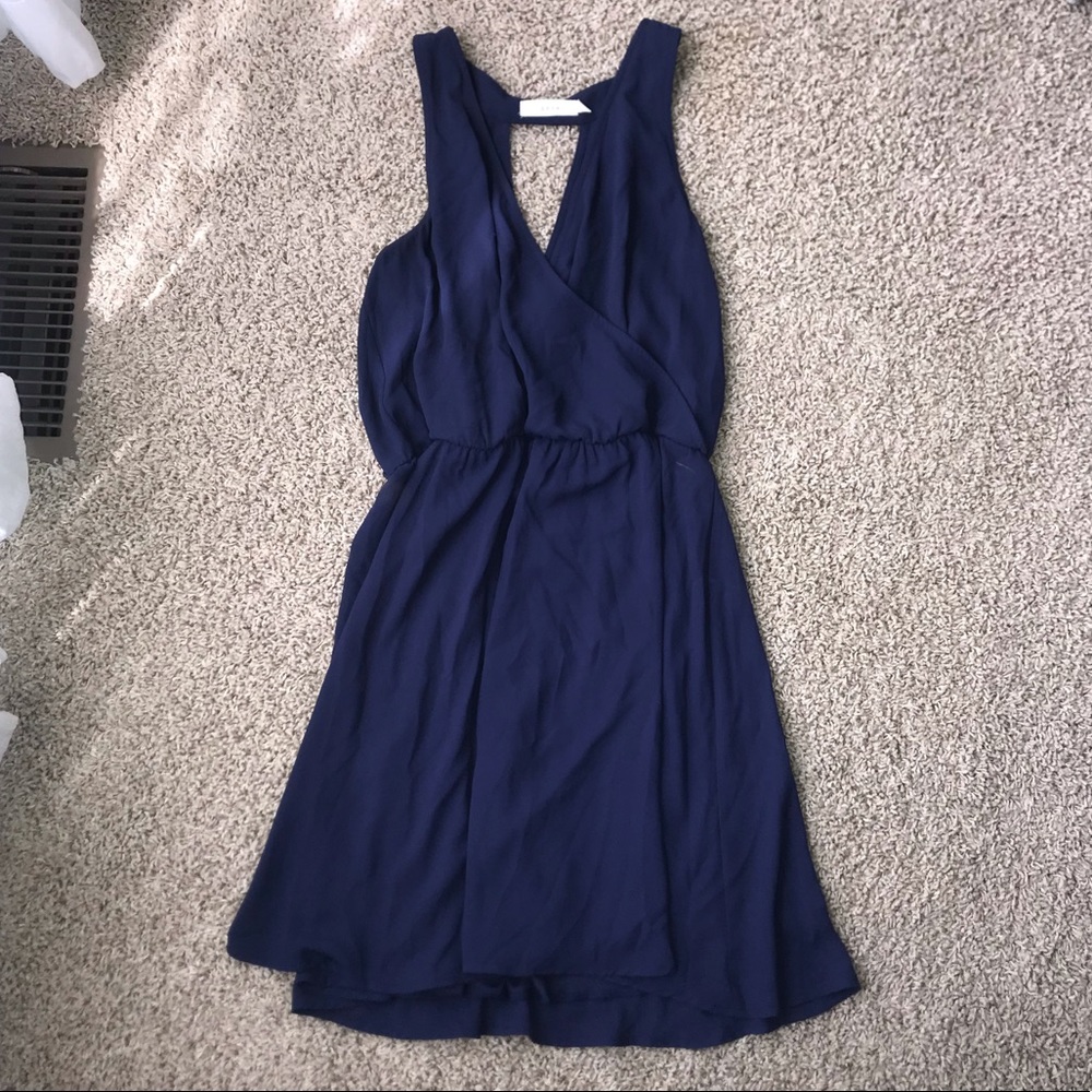 Navy blue dress